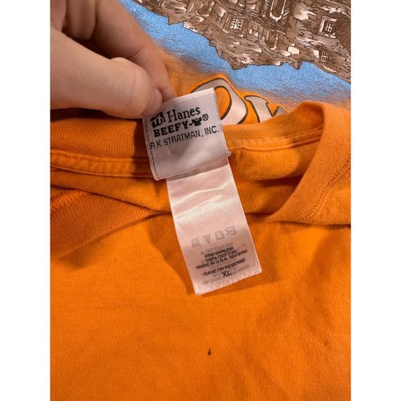 Vintage Harley-Davidson T-Shirt Mens XL Orange Alamo City San Antonio Texas USA - Picture 5 of 10